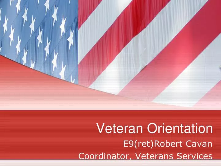 veteran orientation