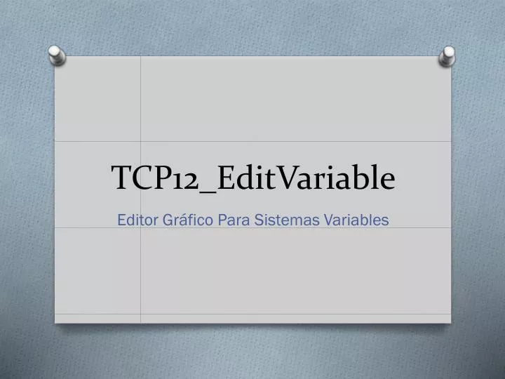 tcp12 editvariable