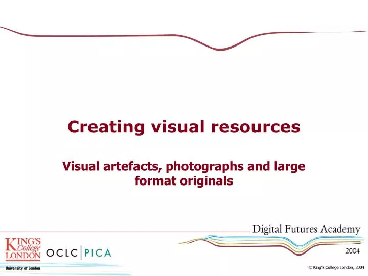 creating visual resources