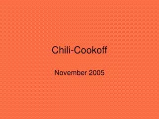 Chili-Cookoff