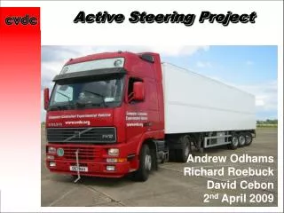 Active Steering Project