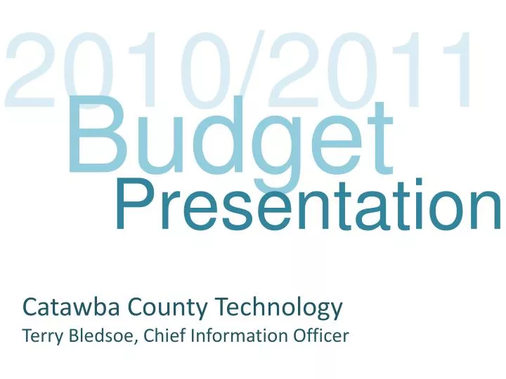 catawba county technology terry bledsoe chief information officer