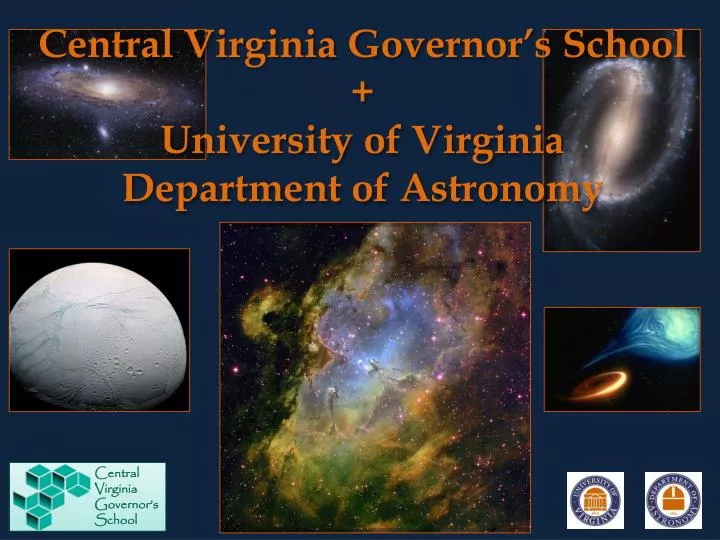 central virginia governor s school university of virginia department of astronomy