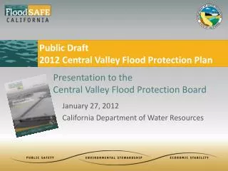 January 27, 2012 California Department of Water Resources