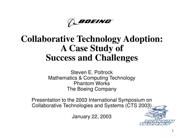 collaborative technology adoption a case study of success and challenges