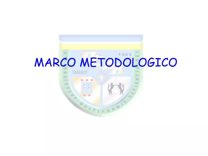marco metodologico