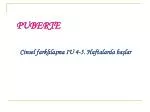 PUBERTE - slide 1