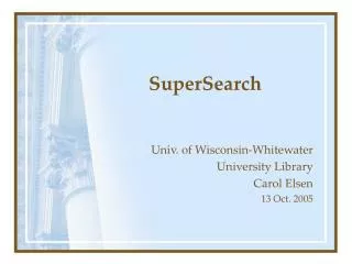 SuperSearch