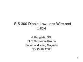 SIS 300 Dipole Low Loss Wire and Cable