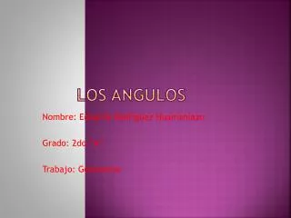los angulos