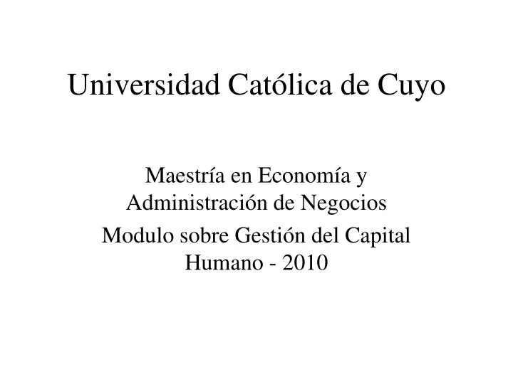 universidad cat lica de cuyo