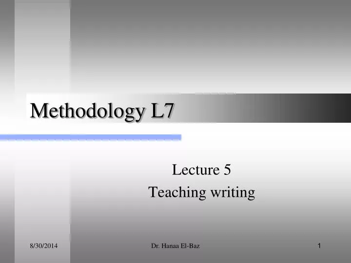 methodology l7