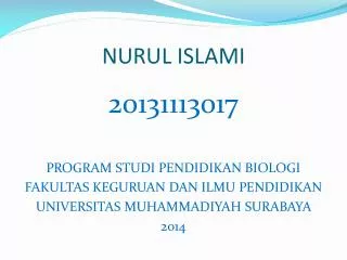nurul islami