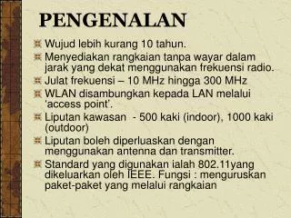 pengenalan