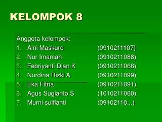 kelompok 8