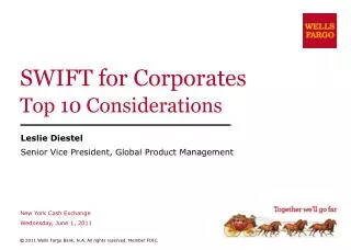 SWIFT for Corporates Top 10 Considerations