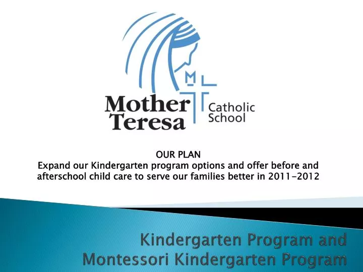 kindergarten program and montessori kindergarten program