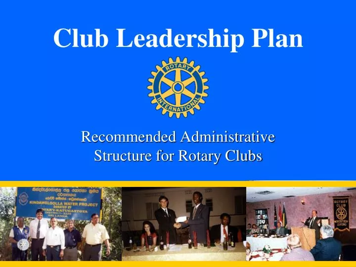 club leadership plan