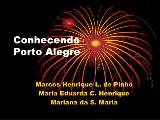 conhecendo porto alegre