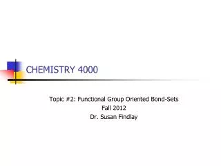 CHEMISTRY 4000
