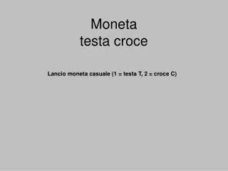moneta testa croce