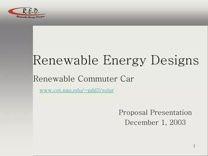renewable energy designs