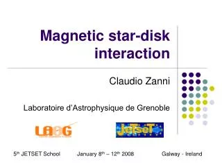 Magnetic star-disk interaction