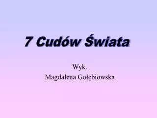 wyk magdalena go biowska