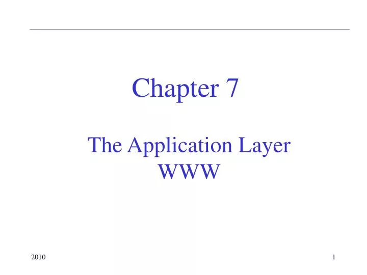 the application layer www
