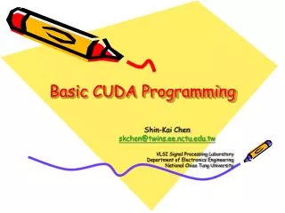 Basic CUDA Programming