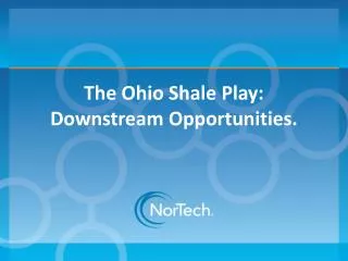 The Ohio Shale Play: Downstream Opportunities.