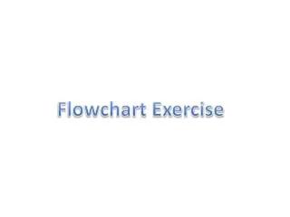 Flowchart Exercise