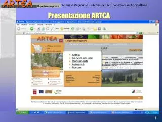 presentazione art a