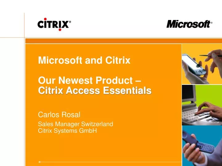 microsoft and citrix our newest product citrix access essentials
