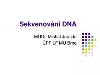 sekvenov n dna