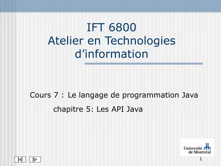 ift 6800 atelier en technologies d information