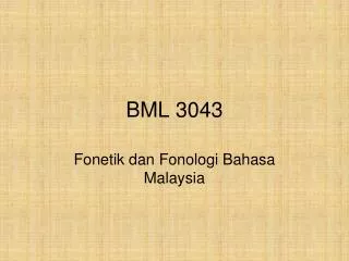 bml 3043