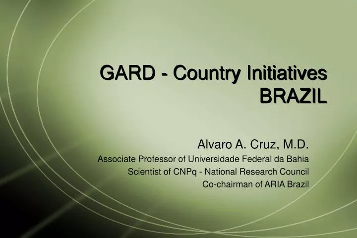 gard country initiatives brazil