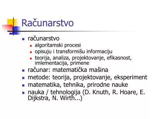 ra unarstvo