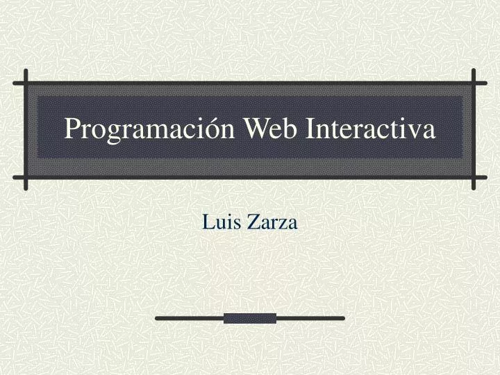 programaci n web interactiva