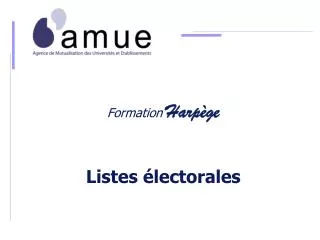 formation harp ge listes lectorales