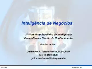 intelig ncia de neg cios