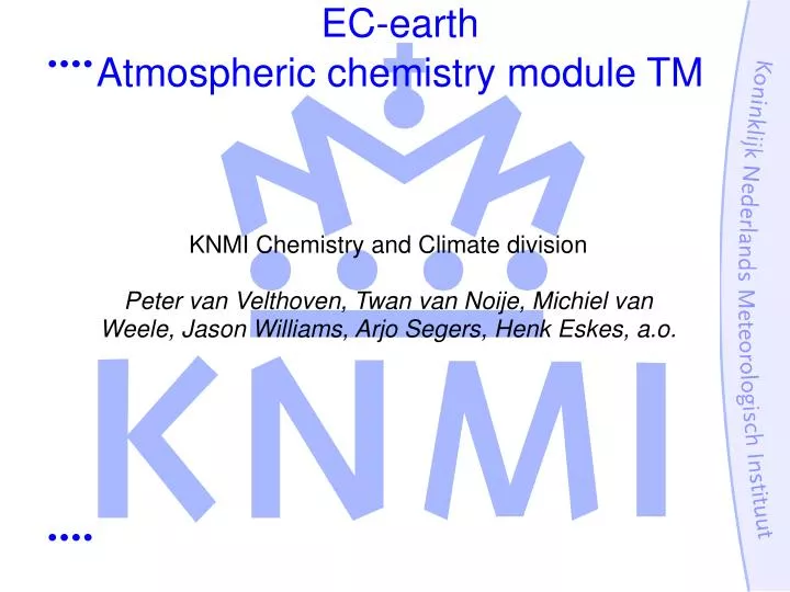 ec earth atmospheric chemistry module tm
