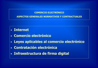 comercio electr nico aspectos generales normativos y contractuales