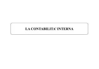 la contabilita interna