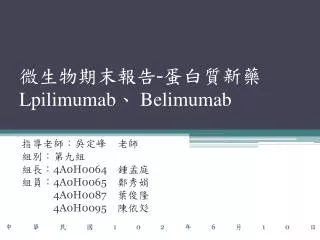 lpilimumab belimumab