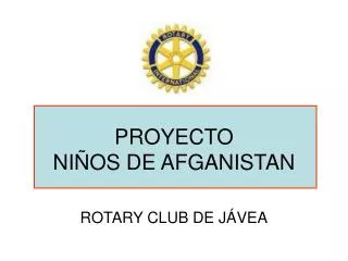 proyecto ni os de afganistan