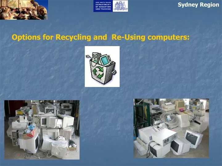 options for recycling and re using computers