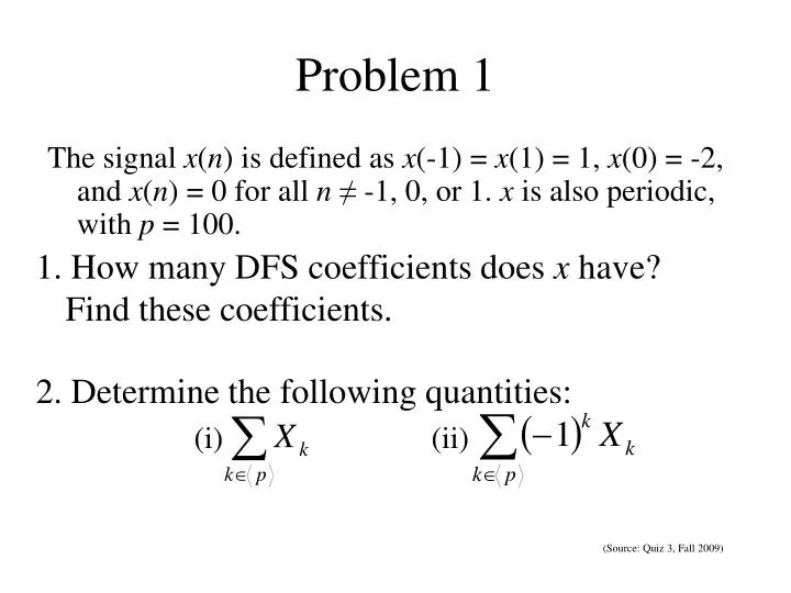 problem 1