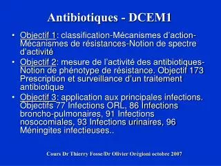 antibiotiques dcem1